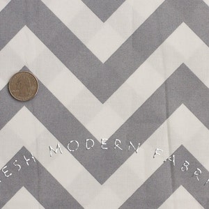 Half Moon Modern Zig Zag in Steel, Moda Fabrics, 100% Cotton Fabric, 32349-21 image 3