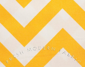 Half Moon Modern Zig Zag in Sunshine, Moda Fabrics, 100% Cotton Fabric, 32349-18