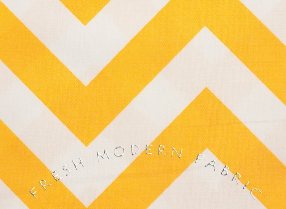 32349 18 MODA Fabric ~ HALF MOON MODERN ~ Chevron//Sunshine by the 1//2 yard