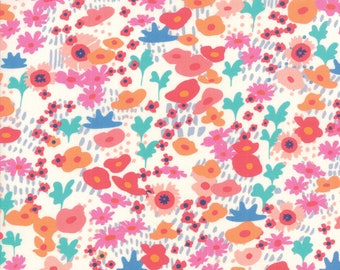 Botanica Bijou en porcelaine, Crystal Manning, 100% Cotton Fabric, Moda Fabrics, 11841 11