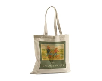 Bolsa de mano "Vamos a cazar osos": lista para la aventura