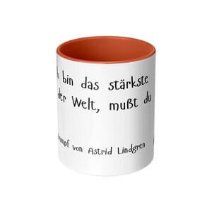 Strongest girl in the world - Pippi Longstocking quote in German image 4
