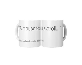 Tasse mit Grüffelo-Zitat