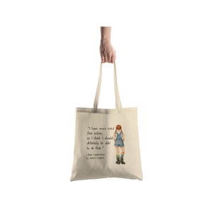 I have never tried that before...Pippi Longstocking quote bag. image 3