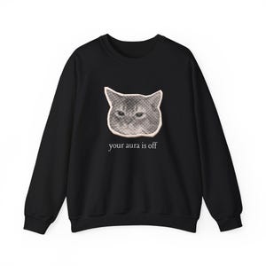 Cozy Crewneck Cat Sweatshirt