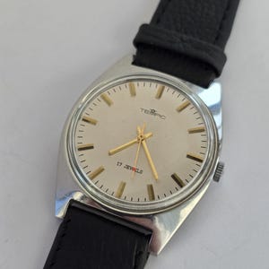 Vintage Watches Tempic 17 Jewels Herrenarmbanduhr/Retro Wristwatch/Klassisch Zustand Uhr/Made in Germany/ image 19