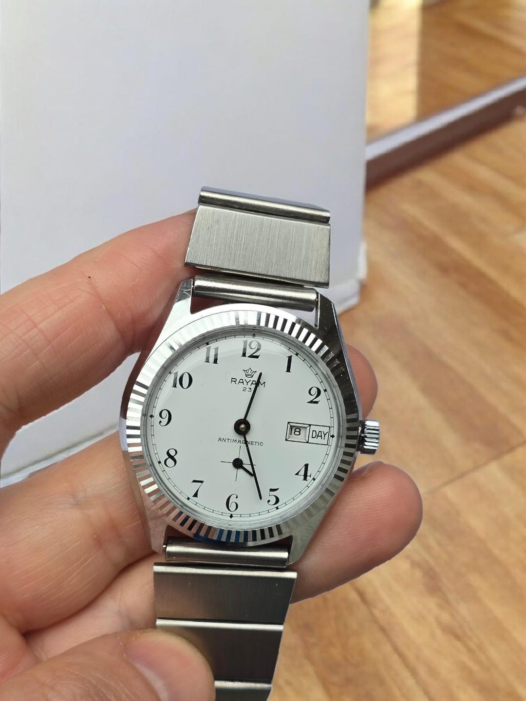 Rayam Vintage Swiss RAYAM 23 Men's Watch: Mechanical, Antimagnetic, Day-date ...