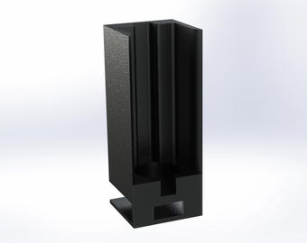 Archivo STL de soporte magnético para linterna Olight: descarga digital, modelo de impresión 3D/base imprimible DIY compatible con luces recargables Olight