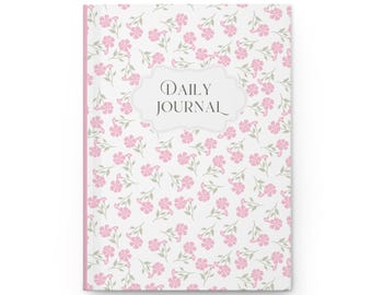 Daily Journal Flowers Hardcover