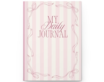 Daily Journal Pink Coquette Hardcover