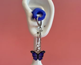 Butterfly Earplug Earrings | Rave Earplug Jewelry | Festival Earplug Holder | EDM Accessories