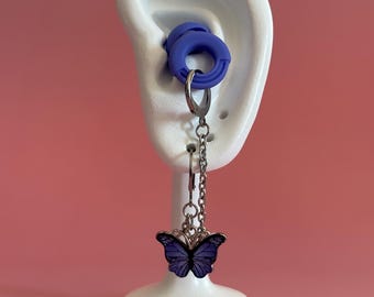 Butterfly Earplug Earrings | Rave Earplug Jewelry | Festival Earplug Holder | EDM Accessories