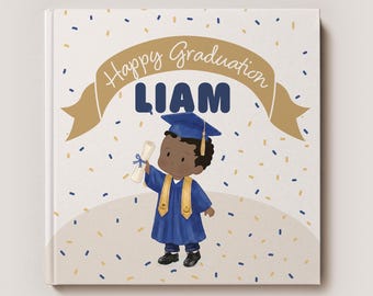 Gepersonaliseerde kleuterschool afstudeerboek | Pre-K-afstudeercadeau | Aangepast verhalenboek voor zoeken en vinden | Aandenken voor kleuters | Kindercadeau