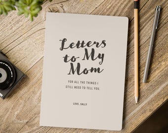 Gepersonaliseerde brieven aan mijn moeder rouwdagboek – gedenkschrift voor het verlies van moeder