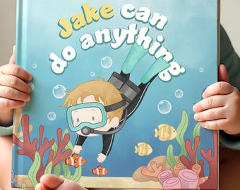 Gepersonaliseerd kinderboek, verhaal aangepaste naam, aandenken (hardcover/softcover)