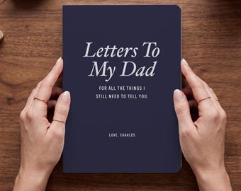 Gepersonaliseerde rouwdagboek voor papa – gedenkschrift, herdenkingsdagboek
