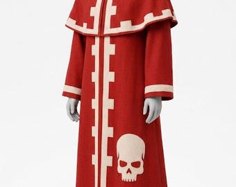 テックプリーストローブのコスプレにインスパイアされた {アデプトゥス・メカニカス衣装} ウォーハンマー40K フード付きマント