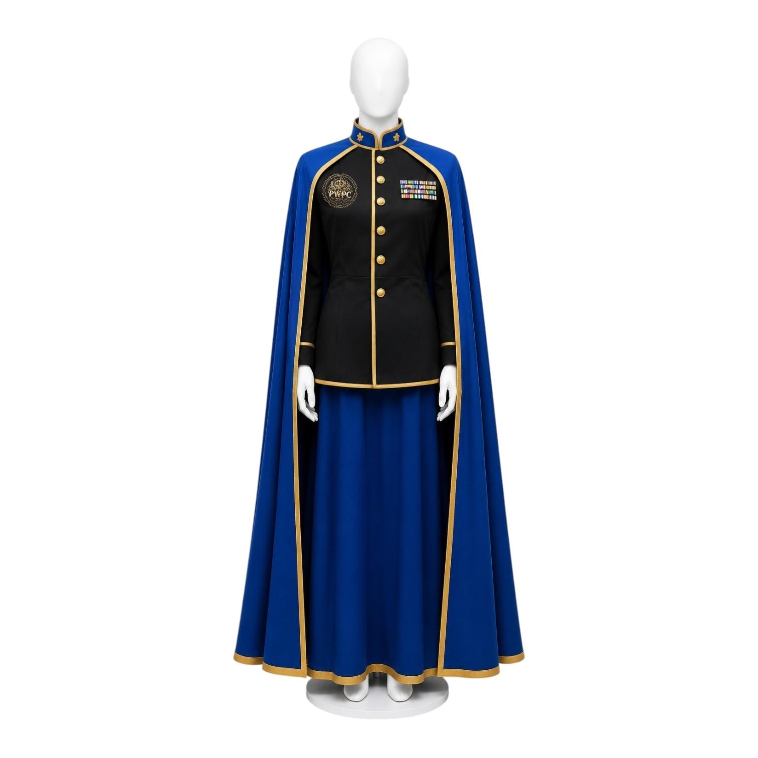 army dress blues cape Army Nurse Blue Cape with Insignia (Medium)