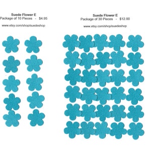 Die Cut Flower E - 7/8&quot; in diameter / choose from 40 colors.