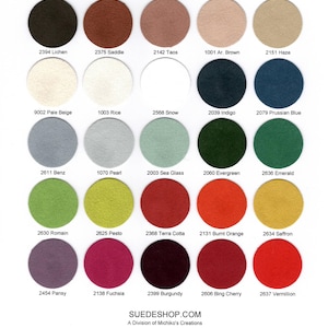Sensuede 12" x 18"- Choose from 75 colors.