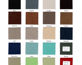 Silky Sensuede - 3 pieces of 12" x 9"