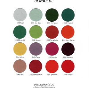 Sensuede 12&quot; x 18&quot;- Choose from 71 colors.