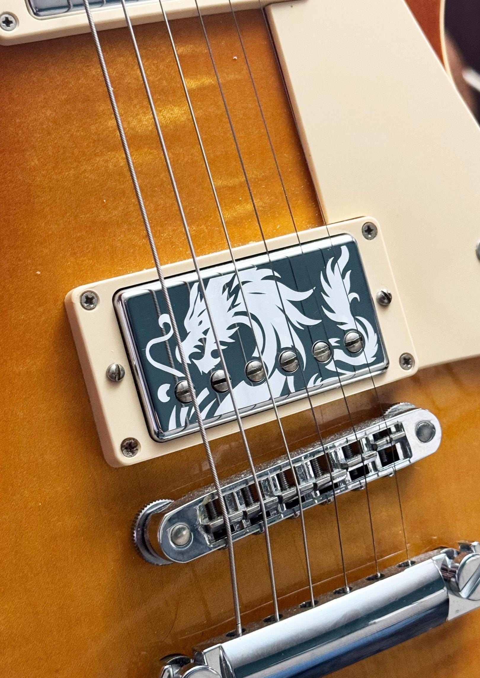 Personalized Guitar Pickup Sticker - Custom - 4 Colors - Guitarist Gift ...