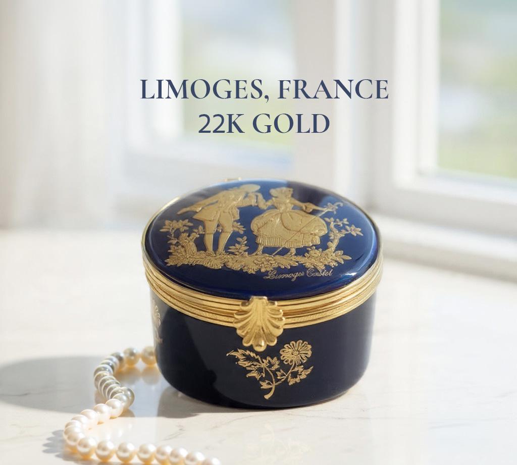 Limoges Castel France 22k Gold - Etsy