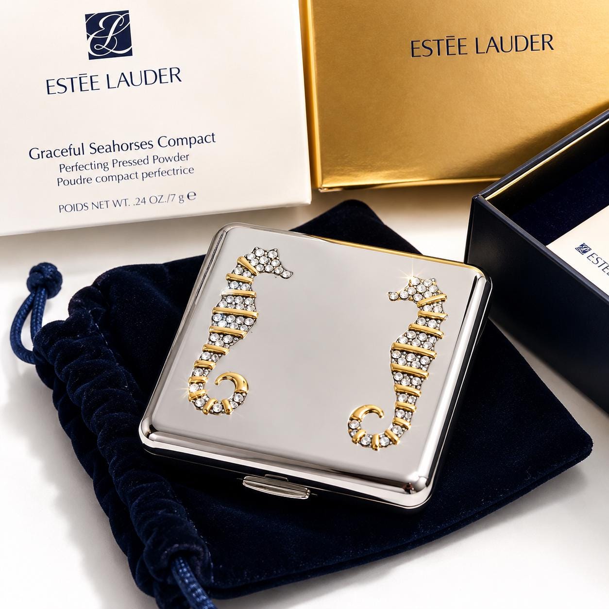 Estee Lauder Pressed Powder Compact Boxed - Etsy