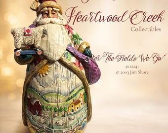 Jim Shore O'er The Fields We Go #112241 2003 First Year Enesco Heartwood Creek 360 Farm Panorama Original Box Rare Early Piece
