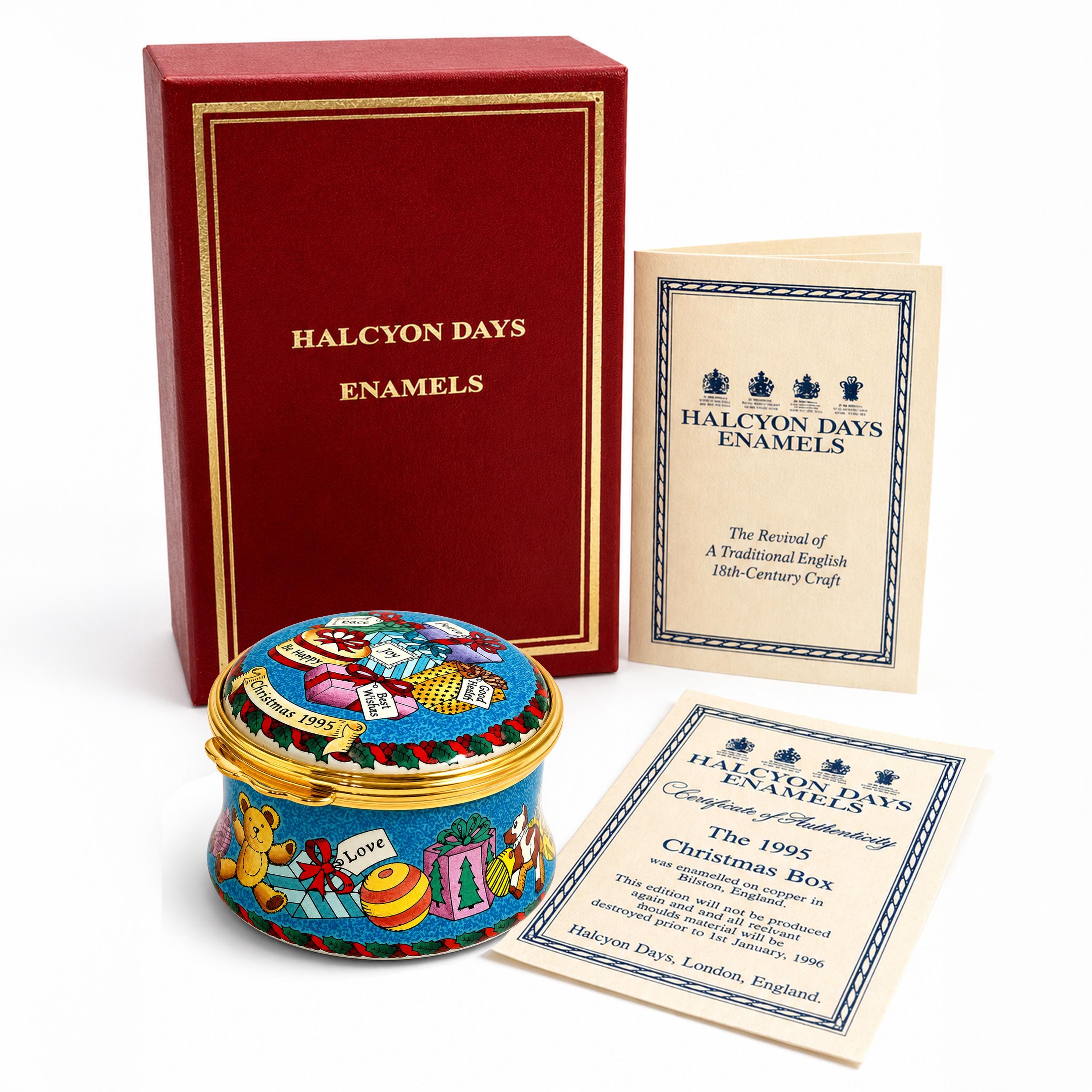 Halcyon Days Enamel Boxes Christmas - Etsy