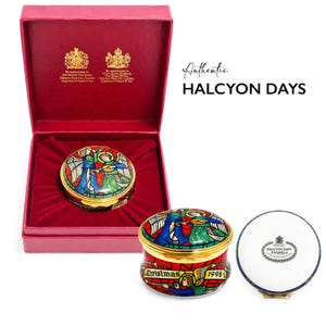 Halcyon Days Enamel Boxes Christmas - Etsy