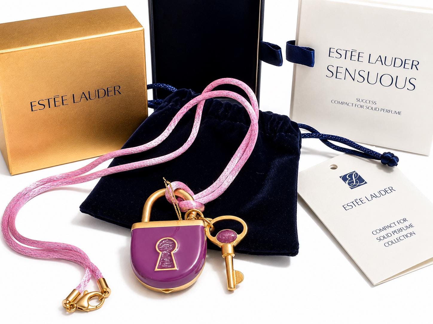 Estee Lauder Solid Perfume Necklace - Etsy