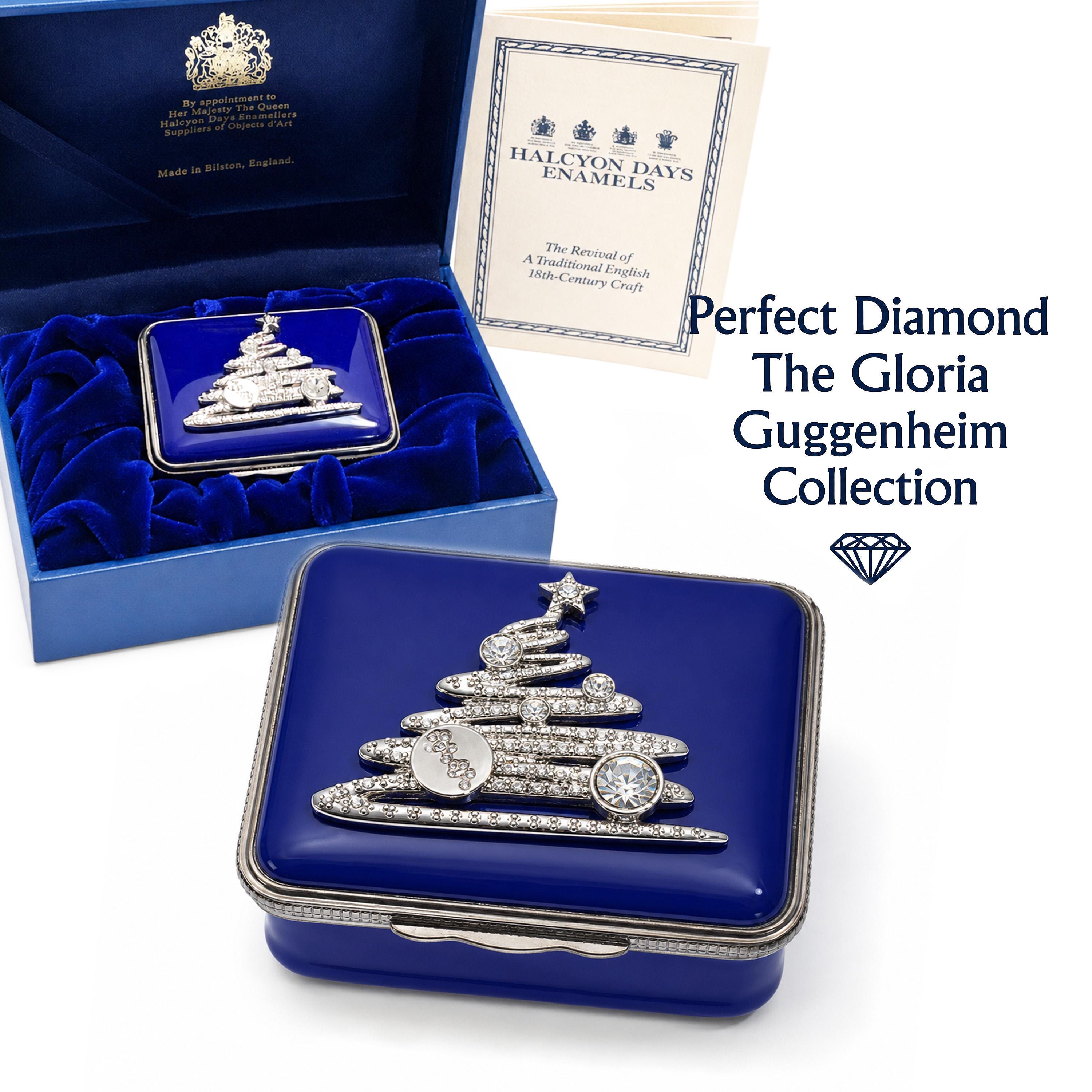 HALCYON DAYS クリスマスツリー エナメル Halcyon Days Enamel Boxes Christmas - Etsy