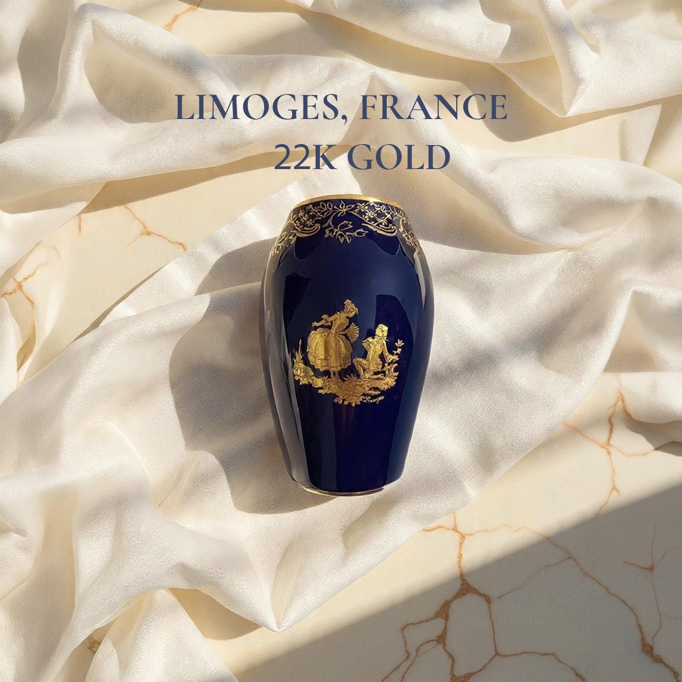 Limoges castel vase - Etsy 日本