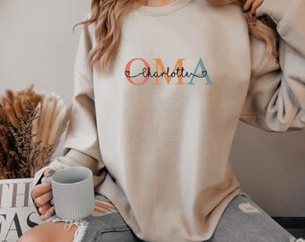 Oma Sweatshirt, Oma Shirt, Oma Kostüm, Muttertagsgeschenk, Oma Love Shirt, Cute Oma, Simple Oma, Oma Life Shirt, Oma Kind, Oma Sweater