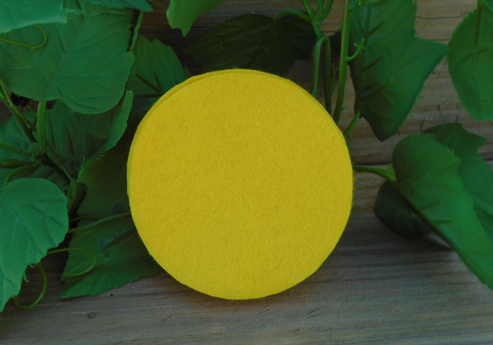 Yellow 3 Inch Round Hand Cut Felt Circles30 Piece Packfelt Etsy