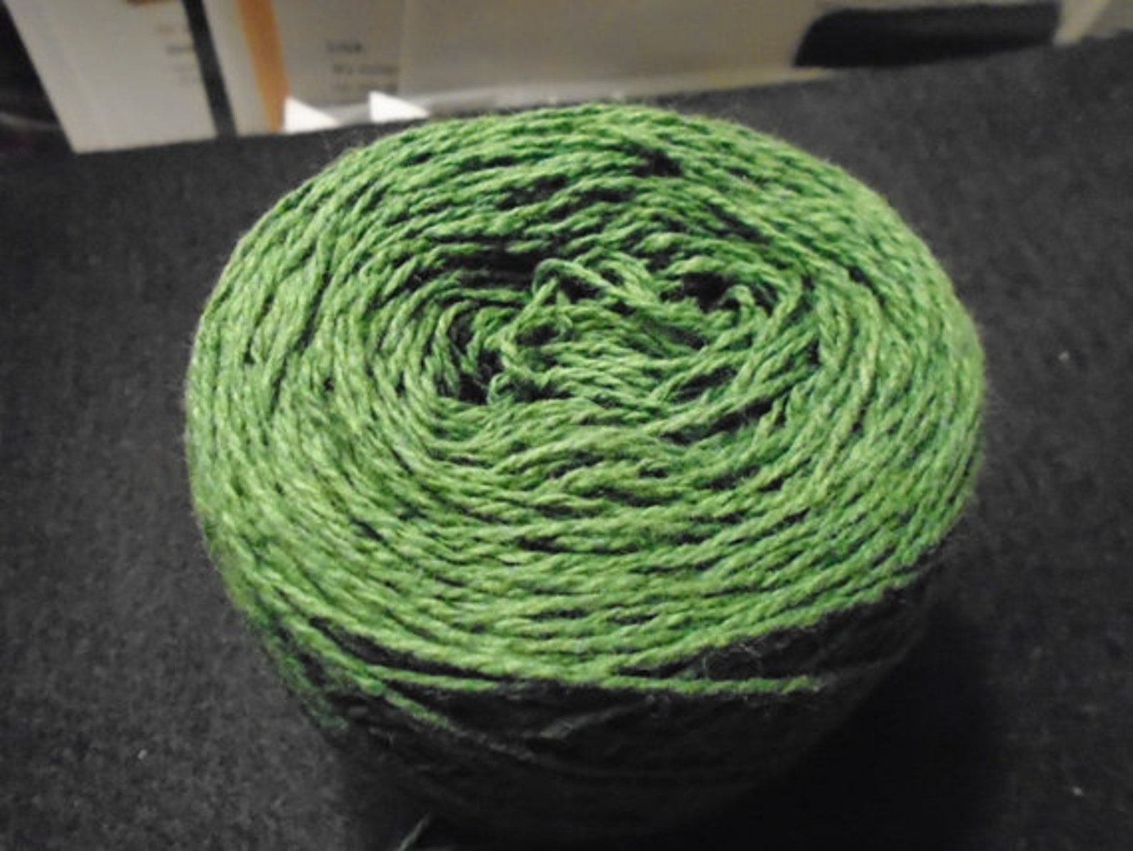 Cotton Yarn 100 4/2 Weight Green Crochet Knitting Batch Etsy