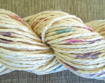 YARN Cotton Tan Speckled Batch 15