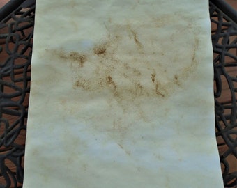 TEA Dyed Paper, 8.5" x 6" - Junk Journal Paper - 10 Pieces