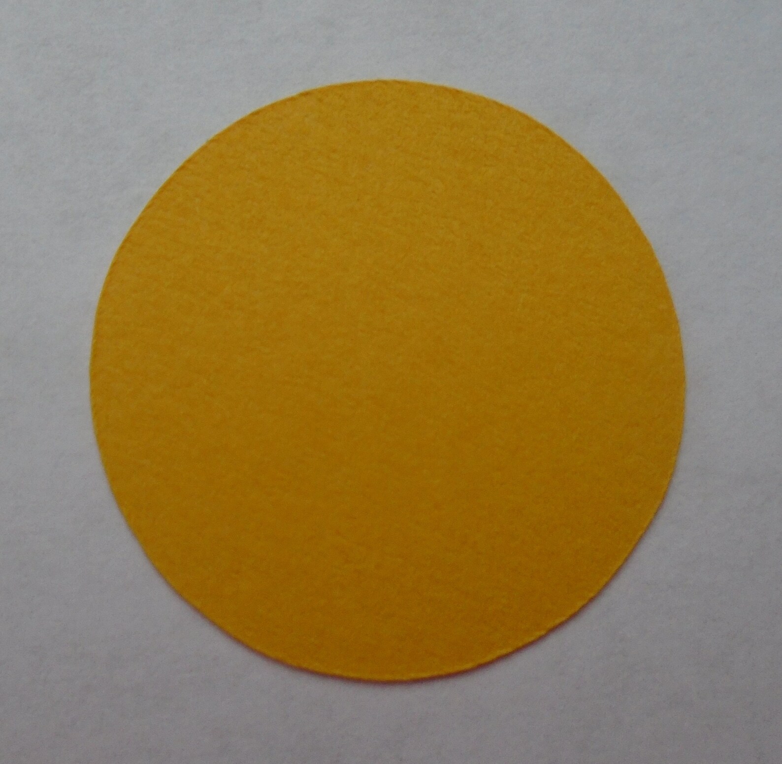 Card Stock Die Cut Yellow Gold 1 Circles Scrap Booking Etsy