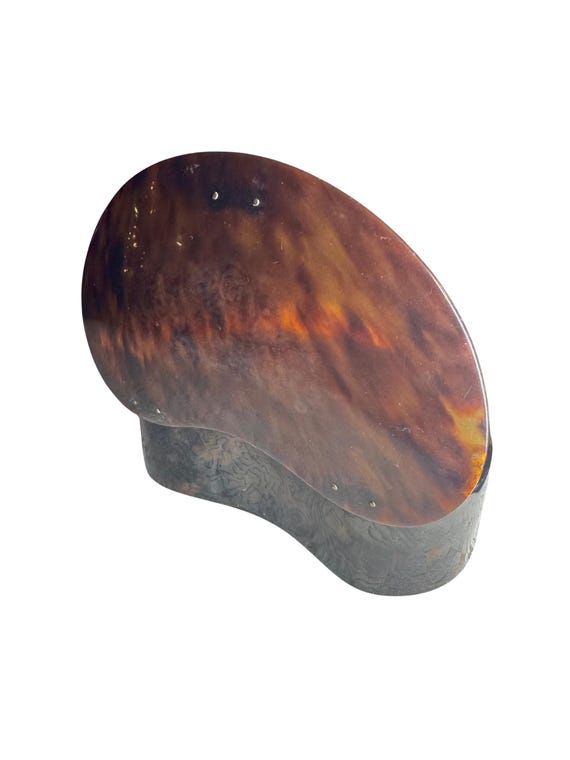 Large Tortoiseshell Bean Vanity Box - image 3