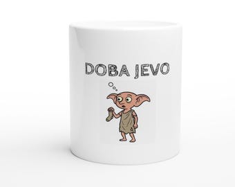 Grappige op Harry Potter geïnspireerde keramische Gujarati-mok - cadeau voor Potterheads- Dobby