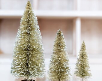 Sage Bottle Brush Tree by Distinguished Flamingo - Single Tree, 3 sizes Available