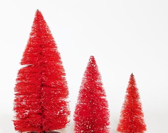 Melon Bottle Brush Tree by Distinguished Flamingo - Single Tree, 3 sizes Available