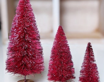 Red Wine Bottlebrush Tree by Distinguished Flamingo - Single Tree, 3 sizes Available