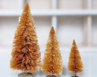 Amber Bottle Brush Tree by Distinguished Flamingo - Single Tree, 3 sizes Available
