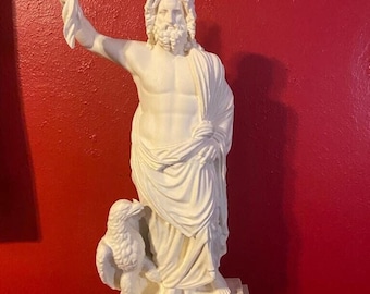 Zeus/Jupiter PLA Replikat Statue