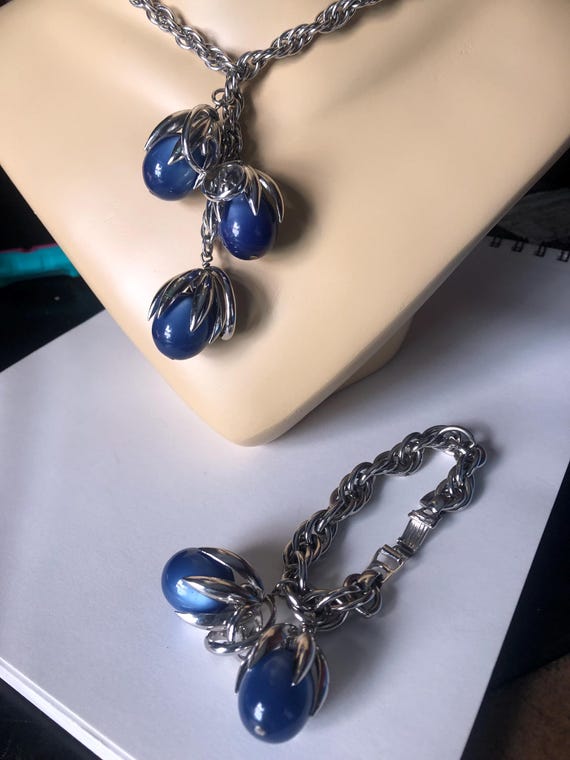 Napier Blue Moonglow Cumquat Parure