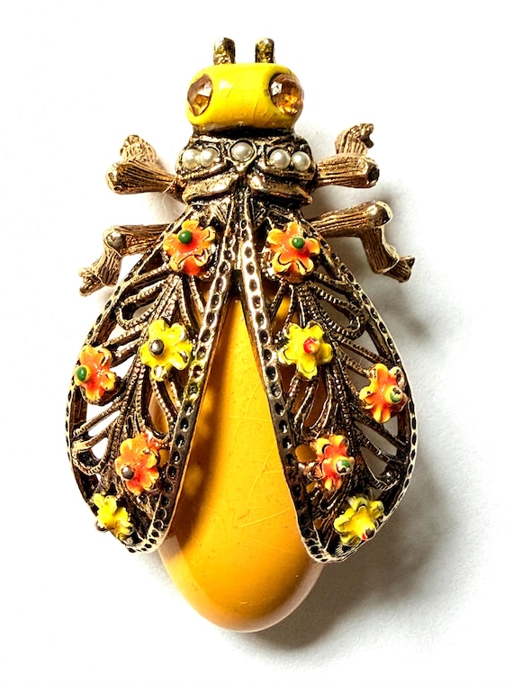 Arthur Pepper (signed ART) Cicada bug brooch